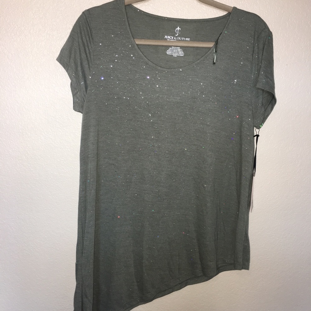 New! Women’s Juicy Couture Large - Green Top/Shirt